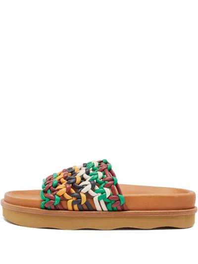 Pre-owned Chloé Leather Woven Sandals