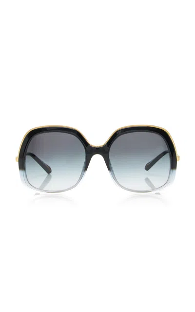 Chloé Leia Square-frame Acetate Sunglasses In Black
