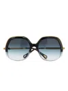 Chloé Leia Sunglasses In Black