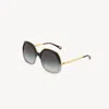 Chloé Leia Sunglasses In Black