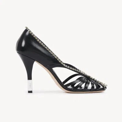 CHLOÉ ESCARPINS LEONIE FEMME NOIR TAILLE 37 100% CUIR DE BREBIS