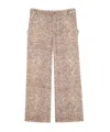 Chloé Leopard-print Trousers In Brown