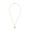 Chloé Letter A Pendant Necklace In Gold