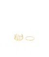 CHLOÉ LETTER BRACELET SET