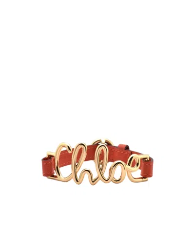 Chloé Letter Bracelet In Yellow