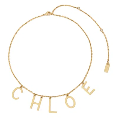 Chloé Chloe Letters Necklace