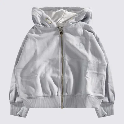 Chloé Kids' Light Blue Cotton Sweatshirt In Blu Cielo