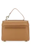 Chloé Chloe Women Camel Leather Small Nacha Handbag In Light Brown