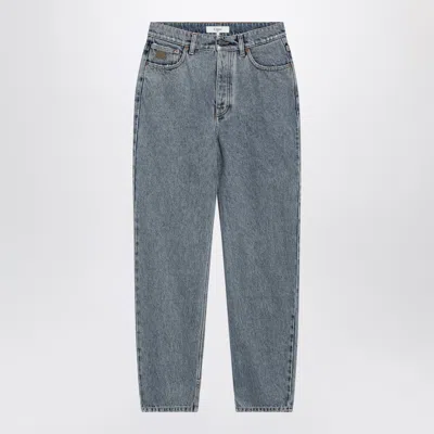 Chloé Chloe Light Indigo High-waisted Tapered Jeans Women In Blue