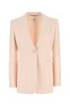 Chloé Wool Blazer With Notched Lapels And Front Flap Pockets