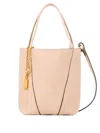 Chloé Light Pink Spin Small Tote In Pink