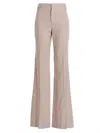 Chloé Chloe Wide-leg Wool Trousers In Pink