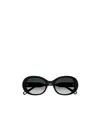 Chloé Lilli Round-frame Sunglasses In Black