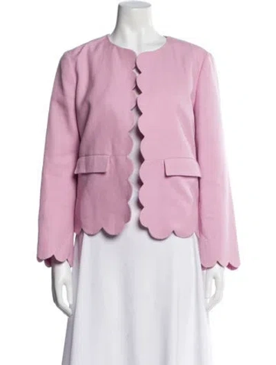 Pre-owned Chloé Linen Jacket In Pink