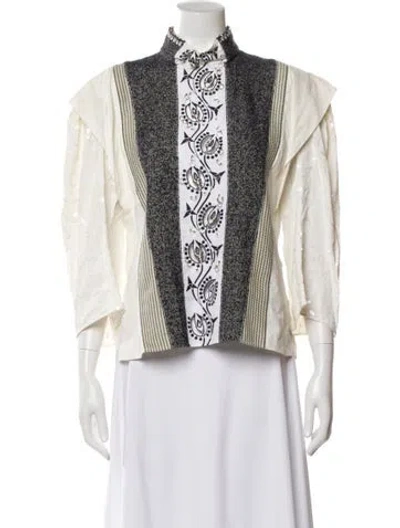 Pre-owned Chloé Linen Printed Blouse