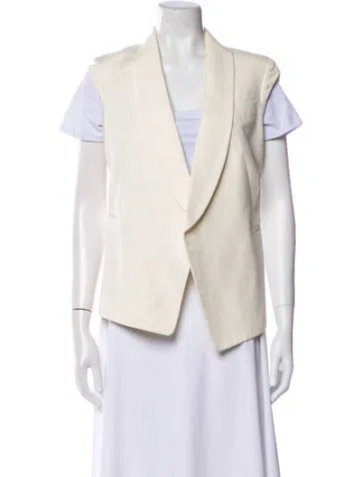 Pre-owned Chloé Linen Vest In Neutral