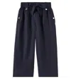 Chloé Linen Wide-leg Pants In Navy