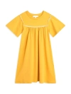 CHLOÉ LITTLE GIRL'S & GIRL'S EMBROIDERED TRIM COTTON DRESS