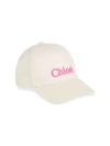 CHLOÉ LITTLE GIRL'S & GIRL'S LOGO BASEBALL CAP
