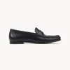 Chloé Leather Logo Chain Penny Loafers