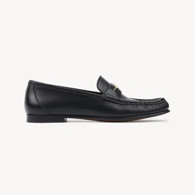 Chloé Loafer Black Size 7 100% Calf-skin Leather