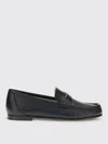 Chloé Chain-detail Loafers In Black