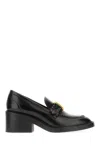 Chloé Mocassins À Talon Marcie Femme Noir Taille 35 100% Cuir De Veau In Black