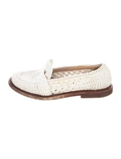 Pre-owned Chloé Loafers In Neutral