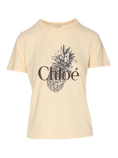 CHLOÉ LOGO BABY FIT T-SHIRT