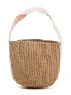 Chloé Logo Bag In Neutrals