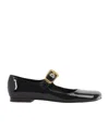 Chloé Polly Mary-jane Ballet Flats In Patent Leather In Black