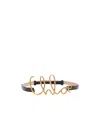 Chloé Iconic Leather Belt Gold-tone Hardware In Nude