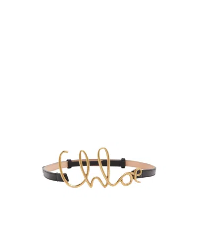 CHLOÉ LOGO BELT
