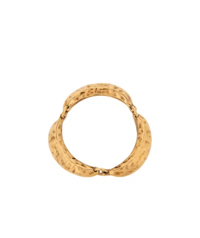 Chloé Logo Bracelet In Yellow