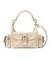 Chloé Leather Camera Shoulder Bag In Nude