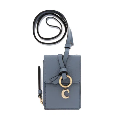 Chloé Logo Card Pack In Gray