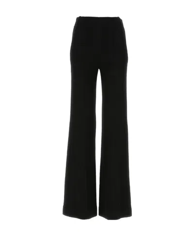 Chloé Flared Patchwork Jeans In Navy