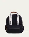 Chloé Logo Changing Bag In Blue