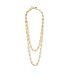 Chloé Logo-charm Necklace In Yellow