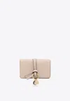 Chloé Alphabet Card Holder In Pink