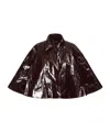 Chloé Glossy Cape Silhouette Jacket
