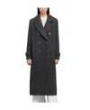 Chloé Logo Coat In Black