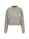 CHLOÉ LOGO CREWNECK SWEATSHIRT