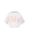 Chloé Open-necked Black Shirt In Multi