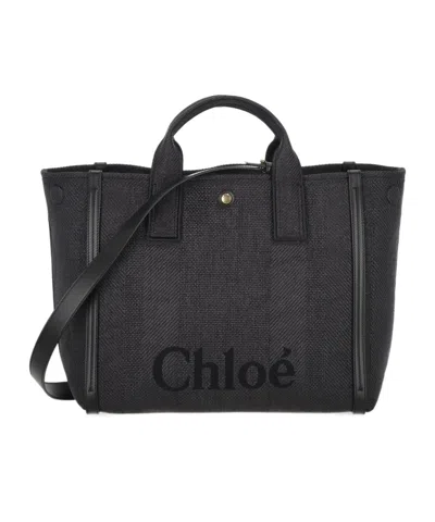 CHLOÉ CHLOÉ LOGO DETAILED TOTE BAG