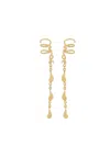 Chloé Iconic Dangling Earrings For Pierced Ears In Grey