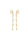 Chloé Iconic Dangling Earrings For Pierced Ears In Metallic
