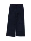 Chloé Wide-leg Corduroy Trousers In Blue