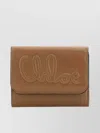 Chloé Chloe Woman Antiqued Pink Leather Wallet