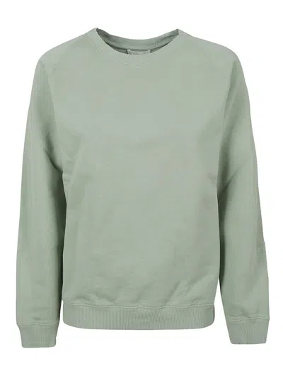 Chloé Woman Sweatshirt Light Green Size M Cotton, Elastane